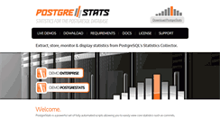 Desktop Screenshot of postgrestats.com